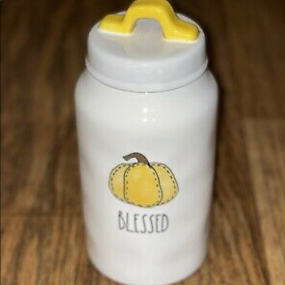 Rae Dunn Blessed thanksgiving canister